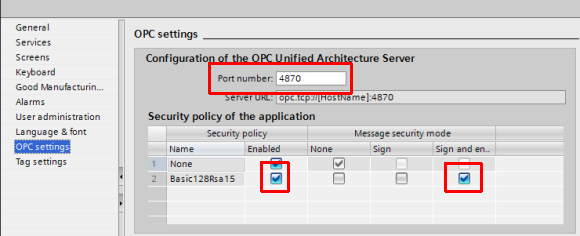 在（TIA Portal）V14 SP1 中如何配置一个 WinCC 舒适型面板作为 OPC UA服务器与作为 OPC UA客户端的  WinCC V7.4 SP1 通讯?