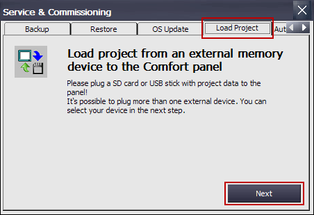 如何使用 TIA Portal 通过存储介质传送项目到操作面板（例如，USB）？