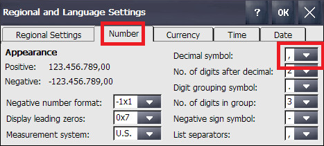 在 WinCC 中如何更改与语言相关的小数点符号显示？