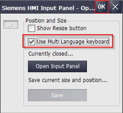 Is it possible to use a multilingual keyboard layout on Comfort Panels  (QWERTZ, Q... - ID: 109811637 - Industry Support Siemens