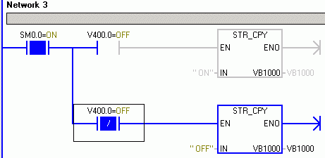在TD200C和TD200 V3.0上使用内置字符串显示警报