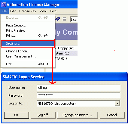 Automation License Manager Step 7