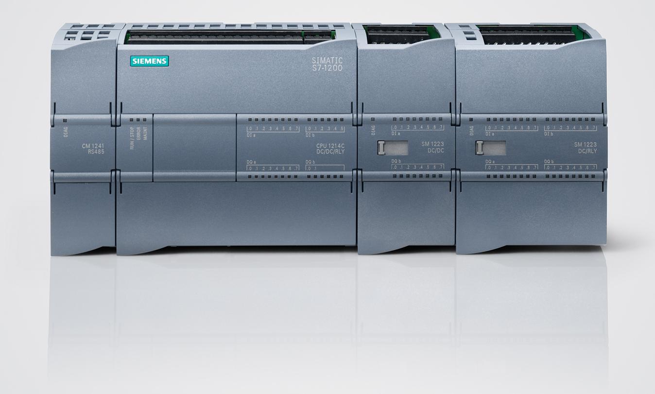 Siemens SIMATIC S7 PLC with 8 modules 