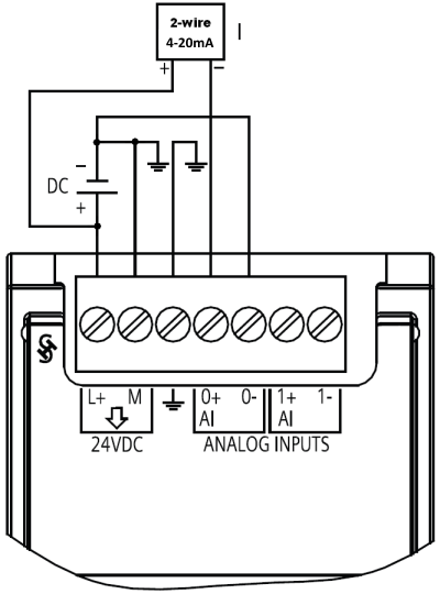 Come si collega un sensore ai moduli per segnali analogici del SIMATIC  S7-1200? - ID: 40913432 - Industry Support Siemens