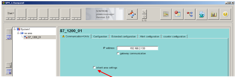 3ZS271 - SENTRON powermanager - 与SIMATIC S7-1200 CPU通过Modbus TCP连接