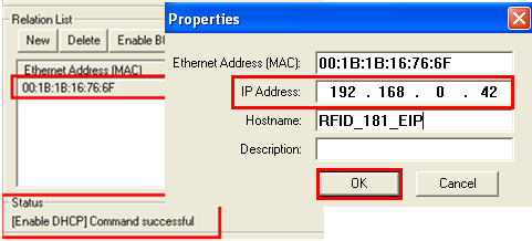如何更改 RFID 181EIP 通讯模块（V4.0）的静态 IP 地址