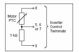 西门子标准变频器对电机的温度保护