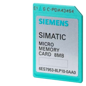 Siemens S7 memory card MMC 64KB Flash 6ES7 953-8LF00-0AA0 //  6ES7953-8LF00-0AA0 