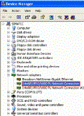 在 Windows XP 中如何使用 Teaming 功能将两个独立的吉比特以太网接口组队？