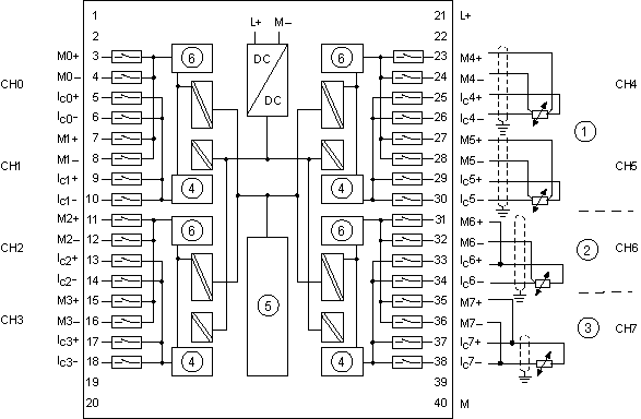 Схема подключения sm 331