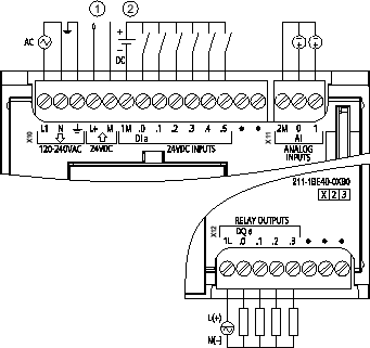 Siemens simatic s7 1200 схема подключения